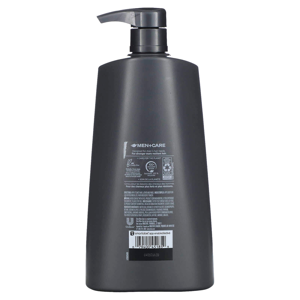 Dove, Men + Care, шампунь и кондиционер 2 в 1, Fresh & Clean, 750 мл (25,4 жидк. унц.)