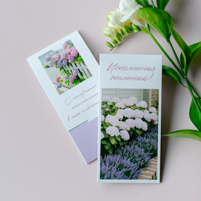 D-610 Исполнения желаний! конверт (цена за упаковку из 5 штук)