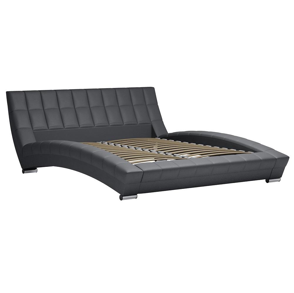 Кровать Оливия 160 темно серая