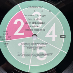 Винтажная виниловая пластинка LP Duran Duran Arena (Япония 1984) (Оби)