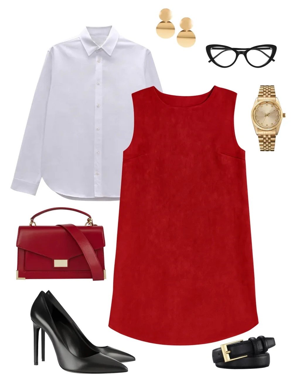 Платье праздничное офисное замшевое сарафан А силуэт