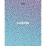 Тетрадь А5, 40 л., HATBER, скоба, клетка, глянцевая ламинация, "Радужные переливы", 40Т5лВ1