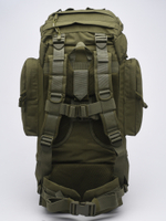 Тактический рюкзак HUNTSMAN RU 018 70 л ткань Оксфорд, Хаки