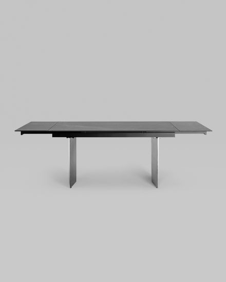 Стол обеденный Stone раскладной 180-260*90 керамика темная