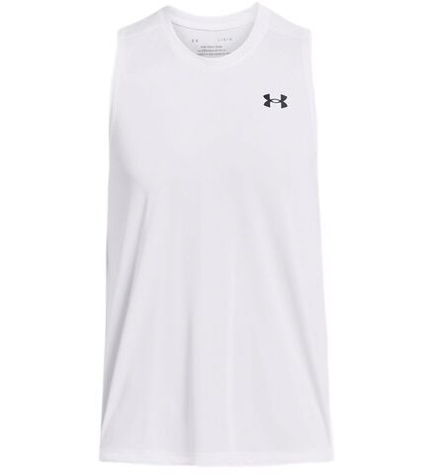 Теннисная футболка Under Armour Tech Tank - white/black