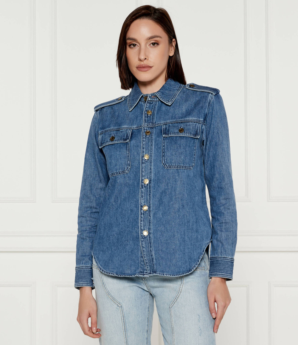 Джинсовая рубашка Michael Kors - голубой(MF440QFF27)