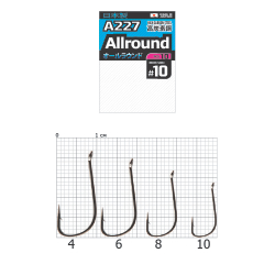 Крючки Cobra Pro AIIROUND сер.A227 разм.010 10шт.