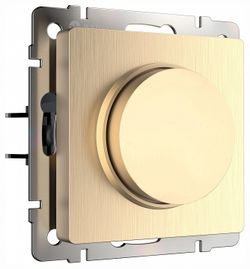 Диммер без рамки Werkel шампань рифленый W1142010