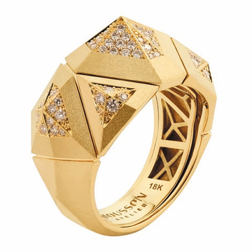 Кольцо с Бриллиантами Шампань, R0191-3/9