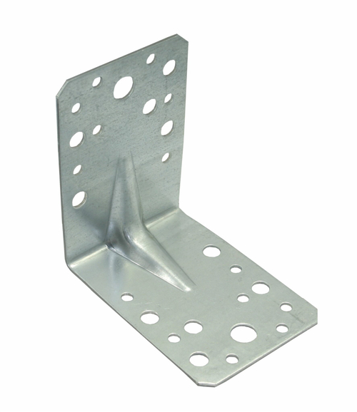 УГОЛОК КРЕПЕЖНЫЙ МЕТАЛЛИСТ 90*90*65*2,5 УСИЛЕННЫЙ ЦИНК