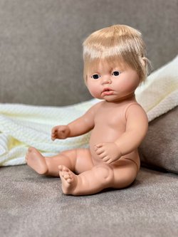 Кукла Berjuan виниловая 38см Newborn без одежды (7056)