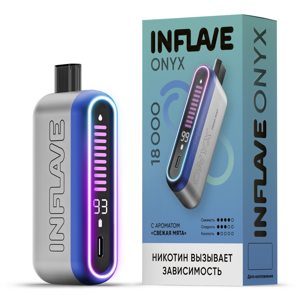 Inflave Onyx Свежая мята 18000 затяжек 20мг (2%)