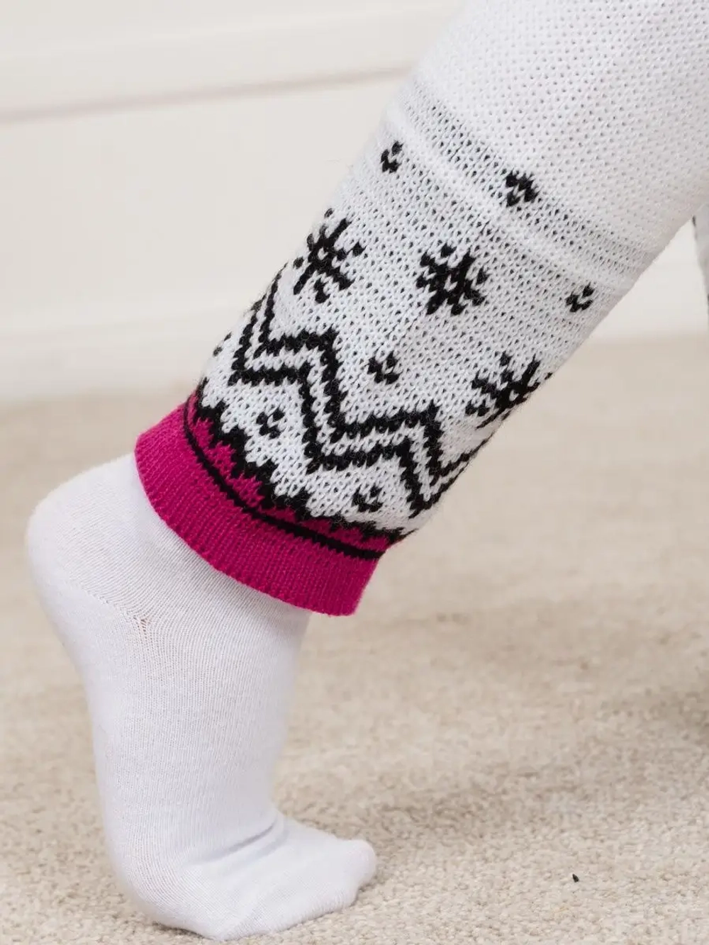 Леггинсы вязаные