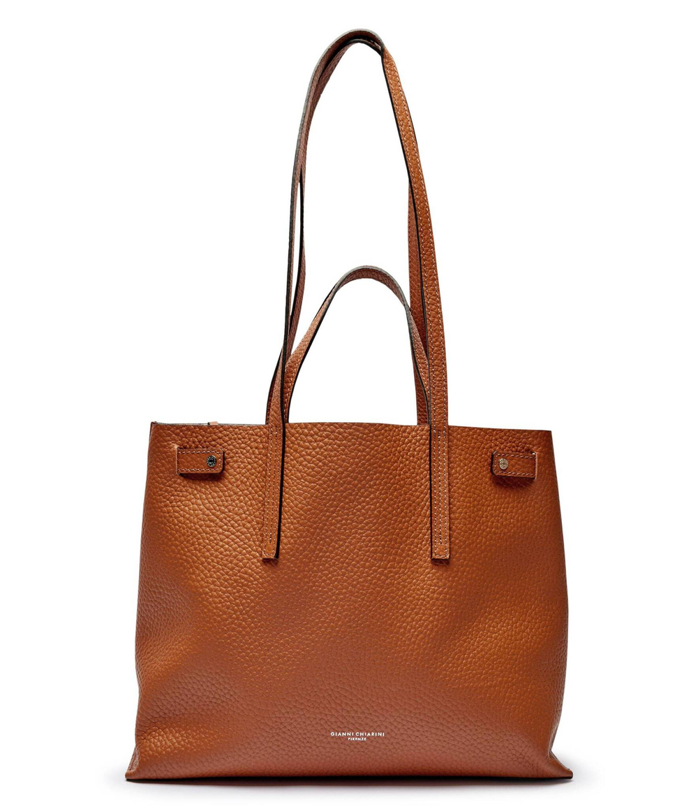 Кожаная сумка-шопер GIANNI CHIARINI - коричневый(BS 10967 RNGDBL)
