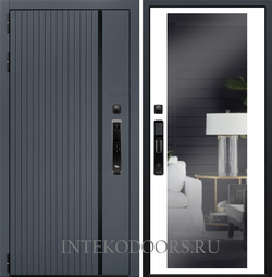 Агат Графит с зеркалом V8