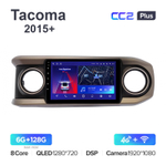 Teyes CC2 Plus 10,2"для Toyota Tacoma 2015+