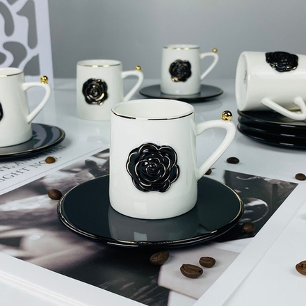 Lenardi 133-455 Кофейный набор 12пр.95мл в под.уп.(х12)Фарфор