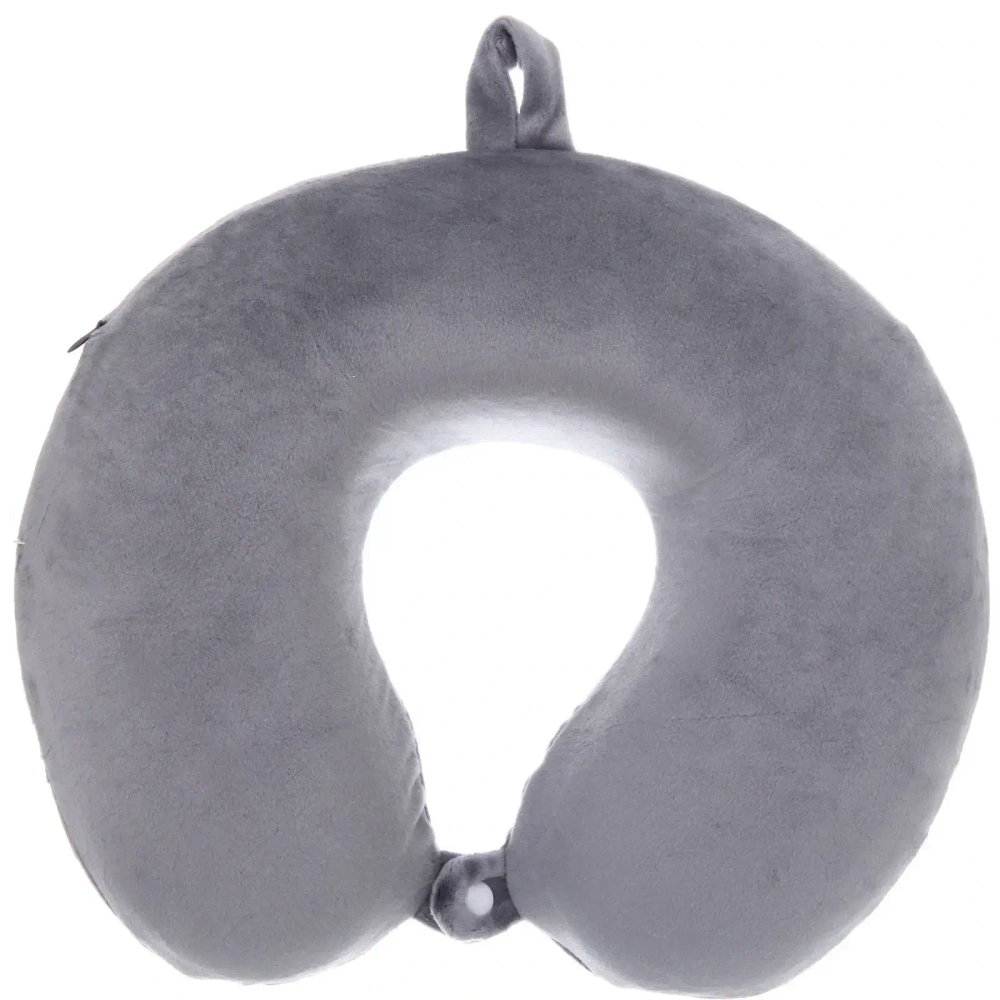 Подушка дорожная «TRIP - Comfort», мемори-эффект, цвет графит