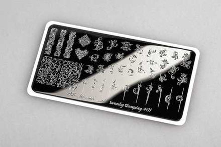 Пластина Arti for you with Swanky Stamping 01
