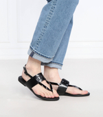 Кожаные босоножки CALVIN KLEIN JEANS - черный(YW0YW00953)