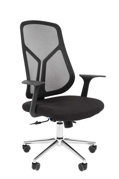 Офисное кресло Chairman CH588 черный пластик, черный