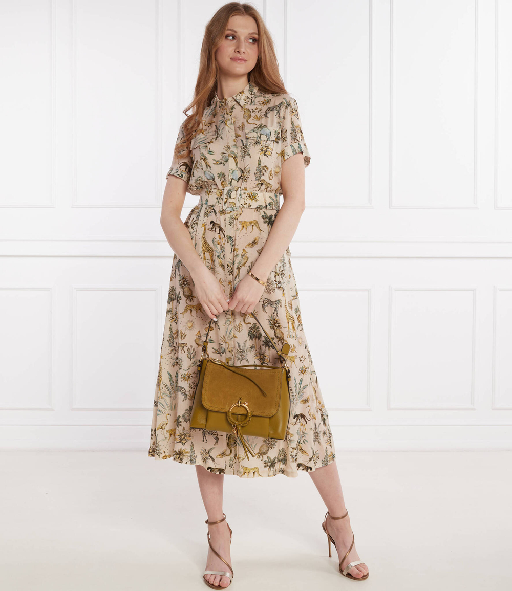 Платье с ремешком RIANI - песочный(446810-4256)