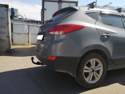 Фаркоп Hyundai ix35 2010-2015, Kia Sportage 2010-2015, условно-съемный,(без электрики) Трейлер.7312