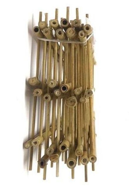 Поддержка-лестница бамбуковая двойная 35см, д.6-8мм, к-т10   1/10