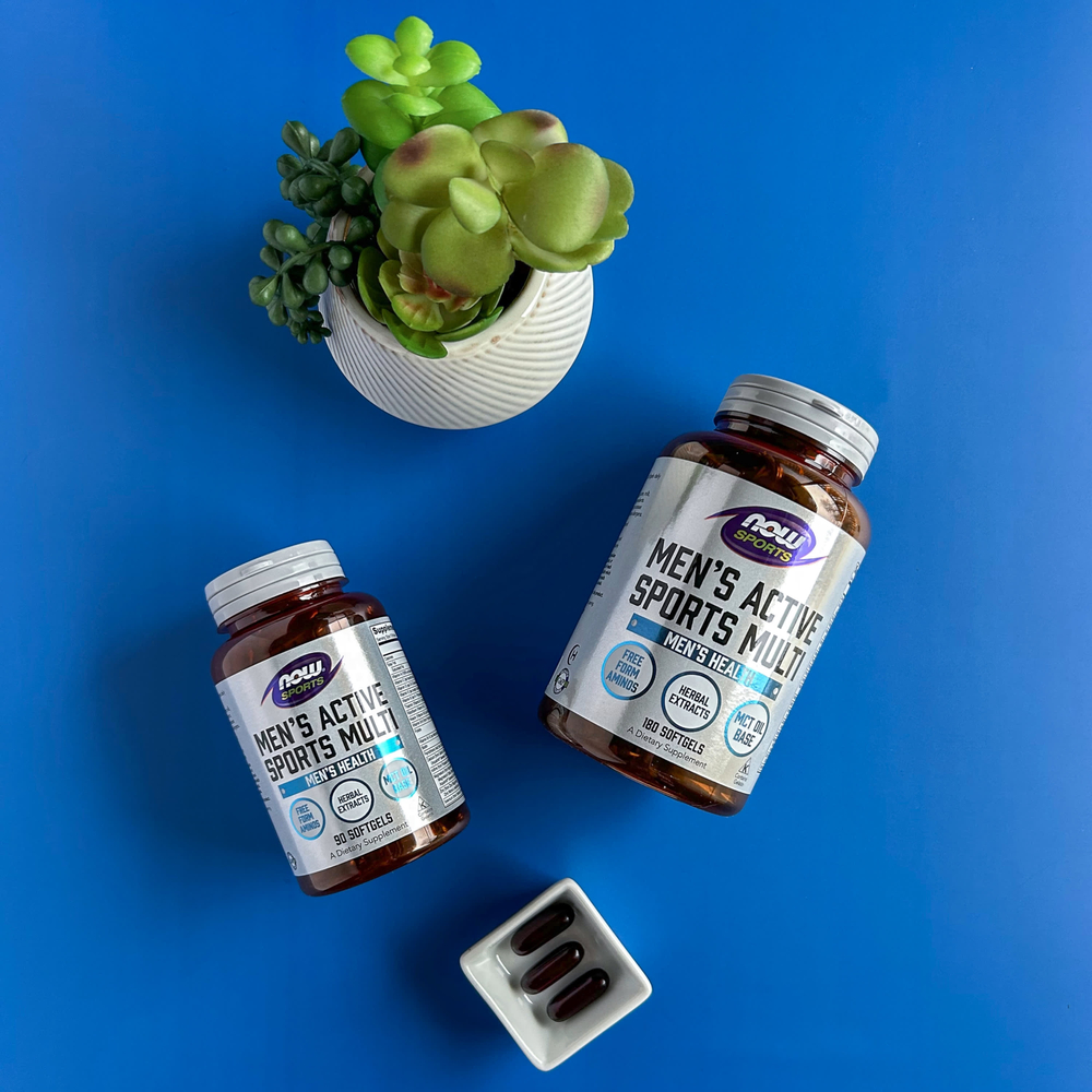 NOW Foods, Sports, Men's Active Sports Multi, комплекс витаминов для мужчин, 180 капсул