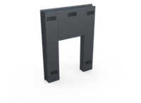 Экран Фронтальный Душа-15