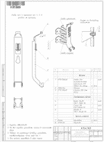Кронштейн настенный Кайрос К15Н.2100 со скобами в сборе для гигиенических СПР высотой 200 мм