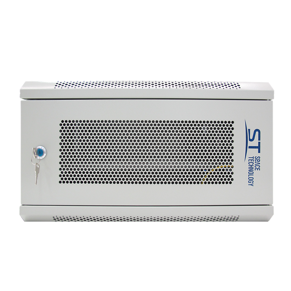 Шкаф телекоммуникационный настенный ST-NCP6U02 (СЕРЫЙ)  С ПОЛКОЙ