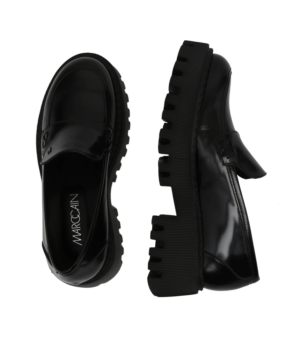 Кожаные мокасины Marc Cain - черный(VB SC.02 L02)