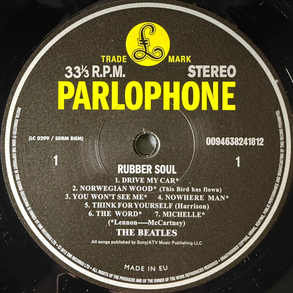 The Beatles - Rubber Soul (Европа 2012г.)