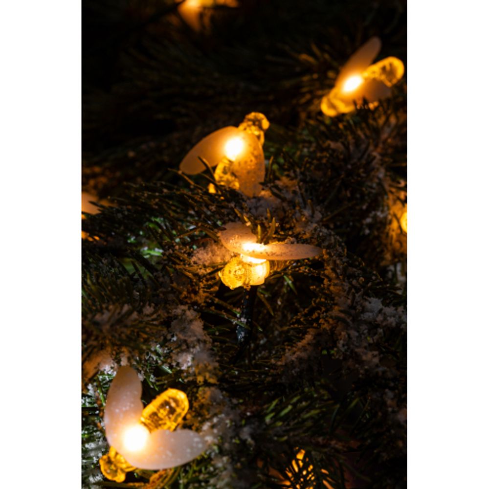 ERASG024-03 ЭРА Садовая гирлянда Пчелки на солнечной батарее, 5,8 м