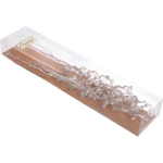 Подвеска "Кристальная сосулька" 26 см (набор 2 шт), Шампань (Серпантин)