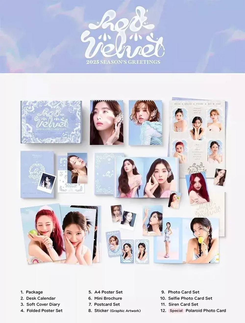 Календарь RED VELVET - 2025 SEASON’S GREETINGS