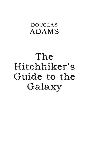 Avtostopla Qalaktikaya səyahət