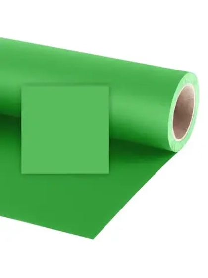 Фон бумажный Raylab 010 Green хромакей зеленый 2.72x11 м