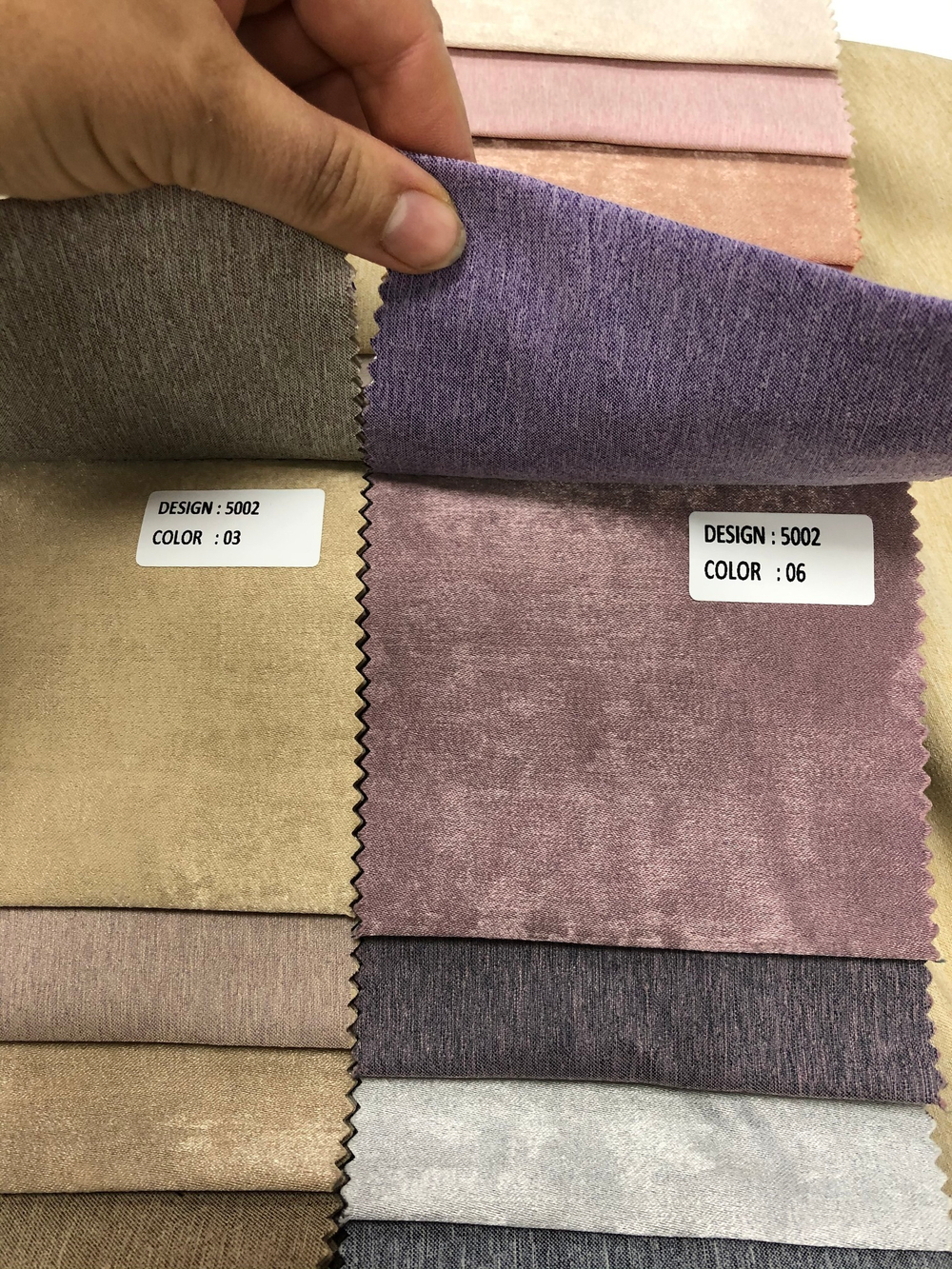 Портьерная ткань двусторонний софт Megara арт. 5002 (высота 285 см, Турция)
