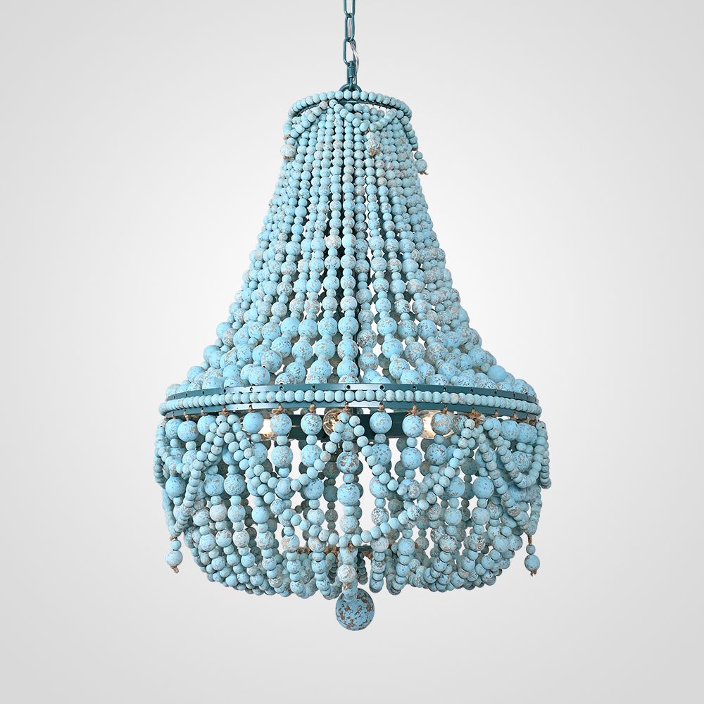 Подвесная Люстра Chanteuse Chandelier Turquoise By Imperiumloft