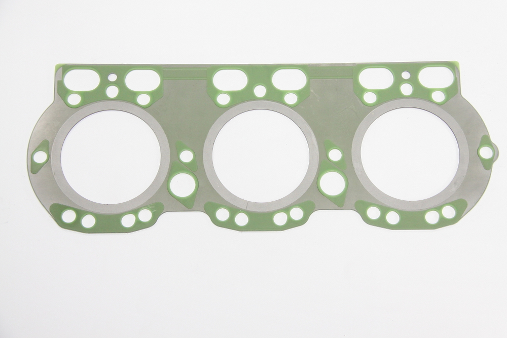 Прокладка ГБЦ ЯМЗ 236НЕ, БЕ, 6562.1 н/о а/м МАЗ метал.,общая ГБЦ, зелёный силикон (ПТП64)