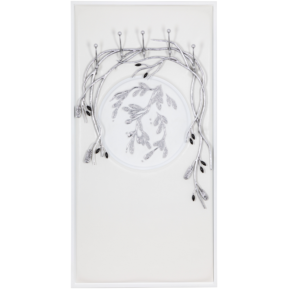 Вешалка настенная Oliva Branch Айс (Олива Бранч) Античное серебро