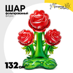 Шар Фольгированный Розы красные (Красный)