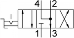 VHER-H-B43E-B-G18 Распределитель с ручным управлением