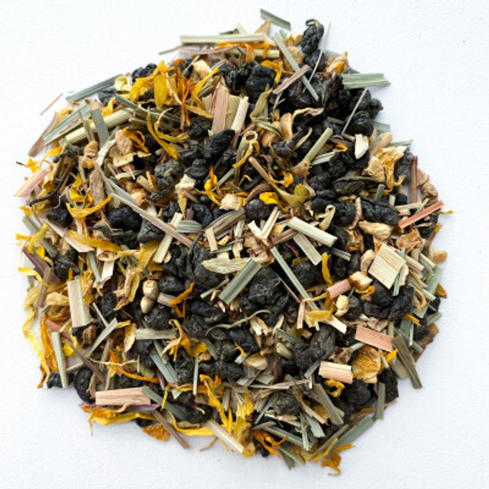 Зелёный чай BERRY-TEA  "Имбирный" | 18гр под стакан