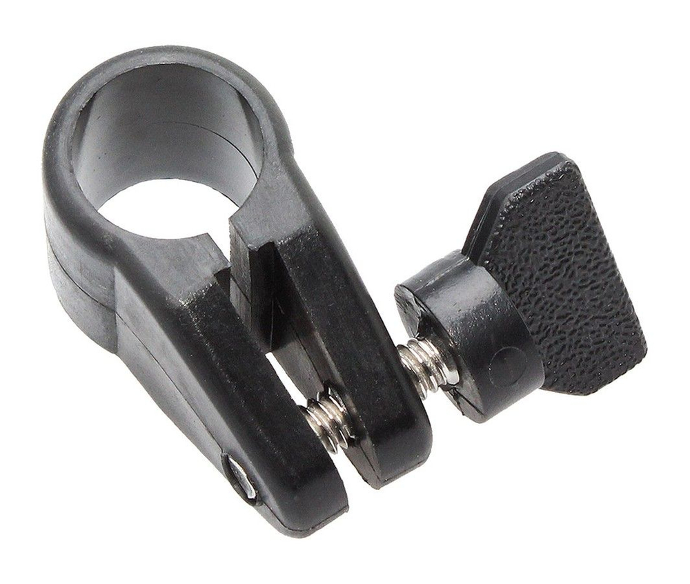 Кронштейн тента скользящий, черный пластик, с регулировочным винтом (10261840)