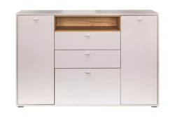 Бэль Комод 10.95 Дуб Золотой / Белый