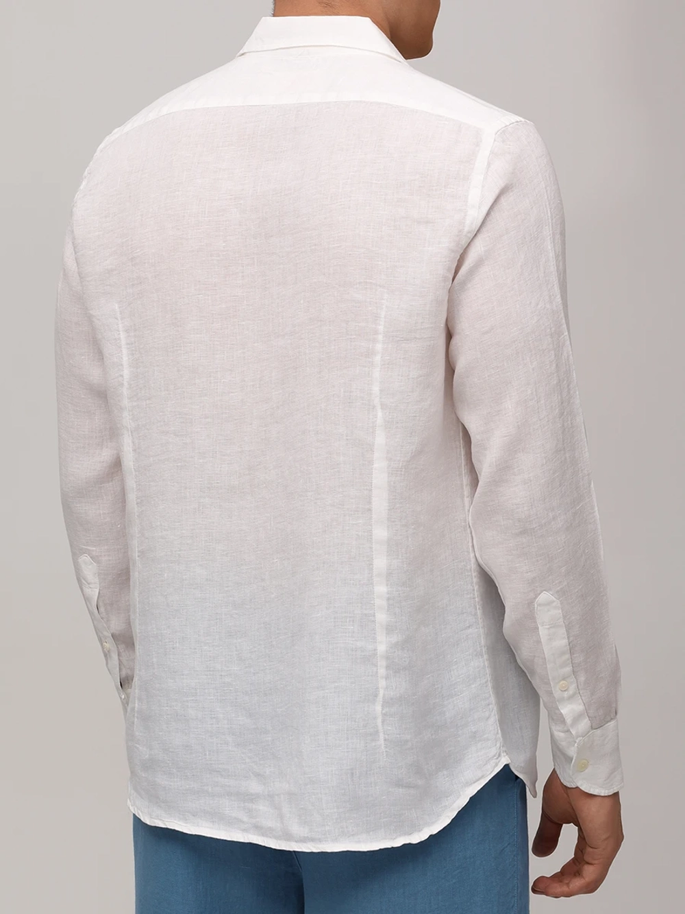 Рубашка муж. лен MC Saint Barth PAMPLONA 01 белый