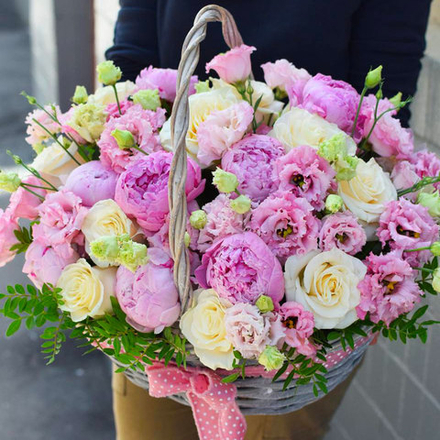 Композиция в корзине "Любимой малышке"